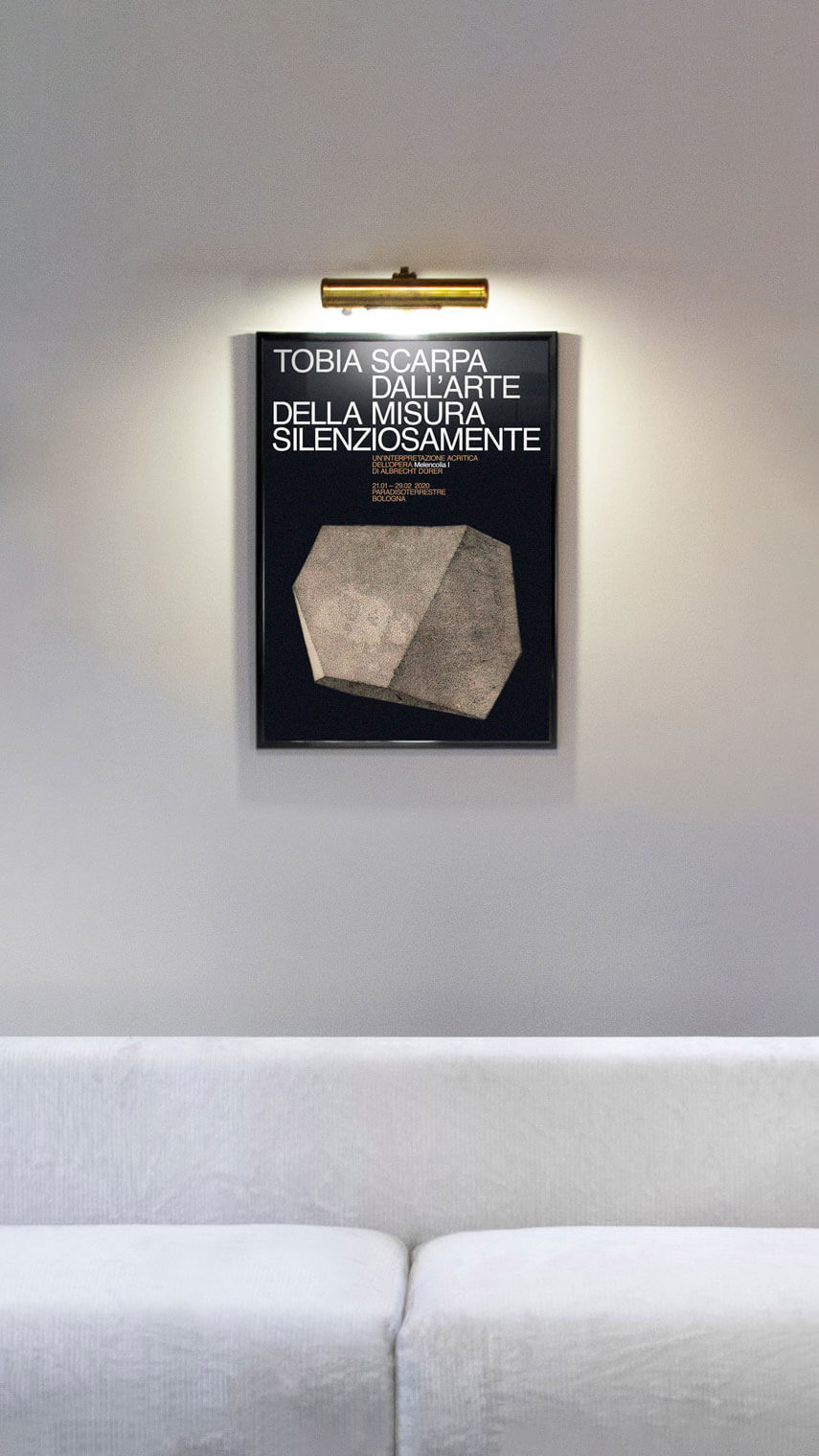 Studio But Maybe – Tobia Scarpa Paradisoterrestre exhibition poster