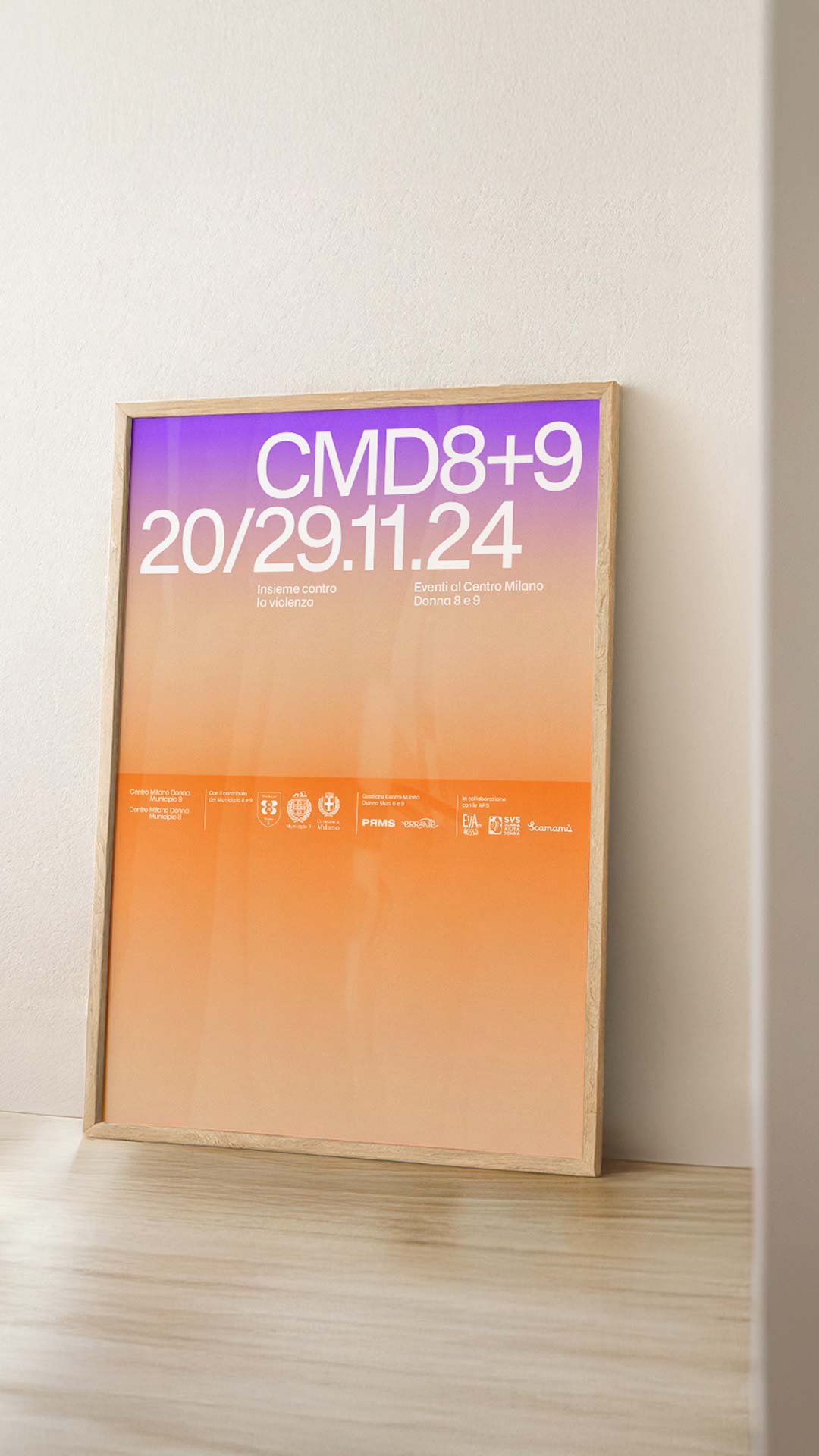 Studio But Maybe – Centro Milano Donna Municipio 9 poster against violence